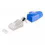 Laidų jungtis RJ-45 ShiverPeaks 72067-B mėlyna