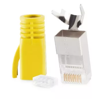 Laido jungtis RJ-45 ShiverPeaks 72067-Y geltona