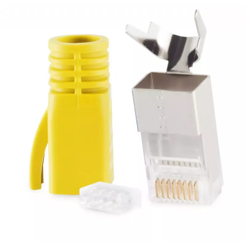 Laido jungtis RJ-45 ShiverPeaks 72067-Y geltona