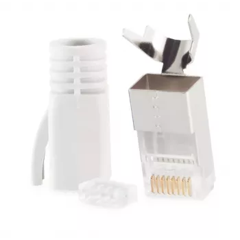 Laido jungtis RJ-45 ShiverPeaks 72067-W Balta