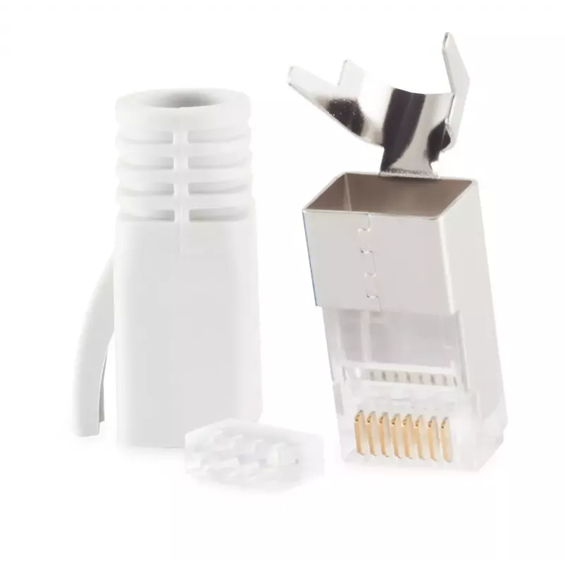 Laido jungtis RJ-45 ShiverPeaks 72067-W Balta