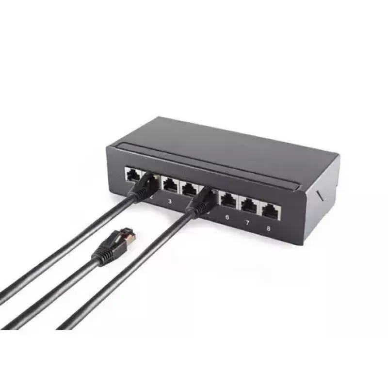 Tinklo kabelis S/CONN 08-41015 Juodas 0,5 m Cat8.1 F/FTP