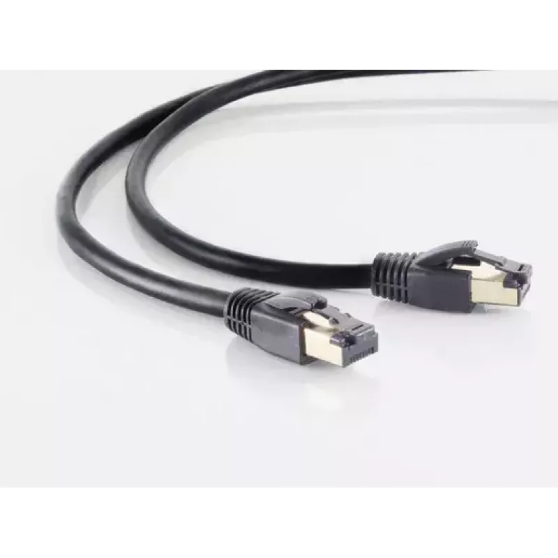 Tinklo kabelis S/CONN 08-41015 Juodas 0,5 m Cat8.1 F/FTP