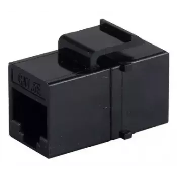 Keystone Module ShiverPeaks S/CONN 08-10005 plokščias Juoda RJ-45