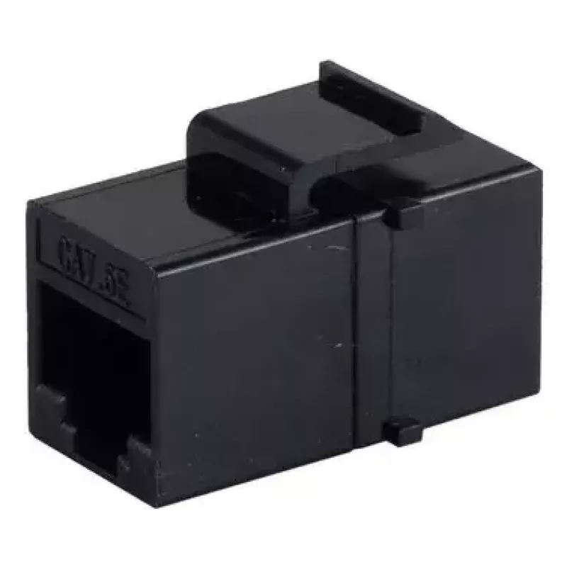 Keystone Module ShiverPeaks S/CONN 08-10005 plokščias Juoda RJ-45