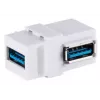 Keystone modulis ShiverPeaks S/CONN 08-10042 Kampinis USB A Baltas
