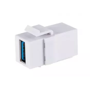 Keystone modulis ShiverPeaks S/CONN 08-10042 Kampinis USB A Baltas