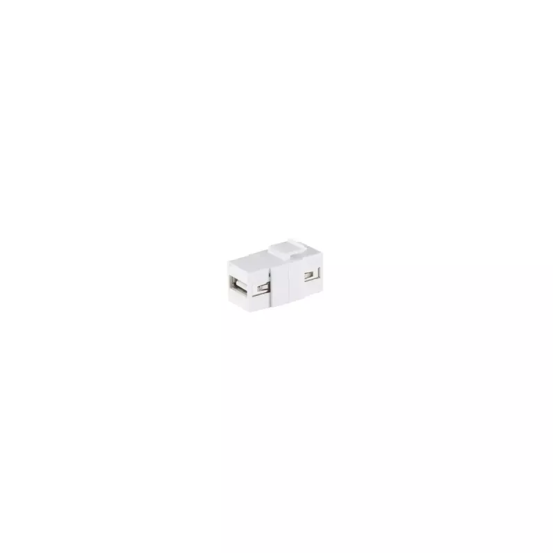 Keystone modulis ShiverPeaks S/CONN 08-10043 plokščias baltas USB A