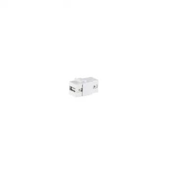 Keystone modulis ShiverPeaks S/CONN 08-10043 plokščias baltas USB A