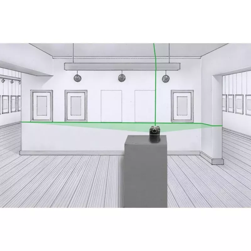 Linijinis lazeris Laserliner PocketCross-Laser 2G horizontalus vertikalus įvairiaspalvis