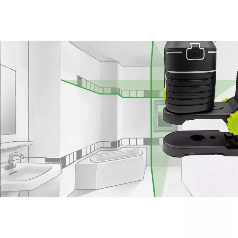 Linijinis lazeris Laserliner PocketCross-Laser 2G horizontalus vertikalus įvairiaspalvis
