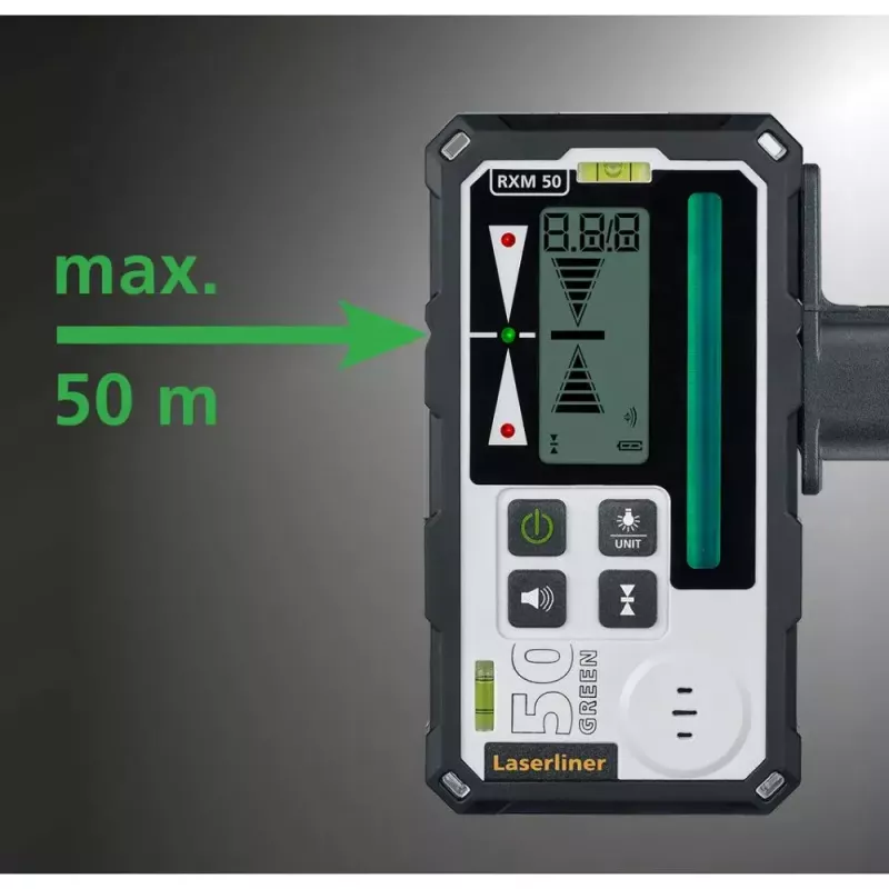 Lazerinis tolimatis Laserliner RangeXtender M50 juodas 50 m nuotolis