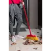 Lauko šluota VILEDA modelis 128763, kieti šereliai, technopolimeras, raudona