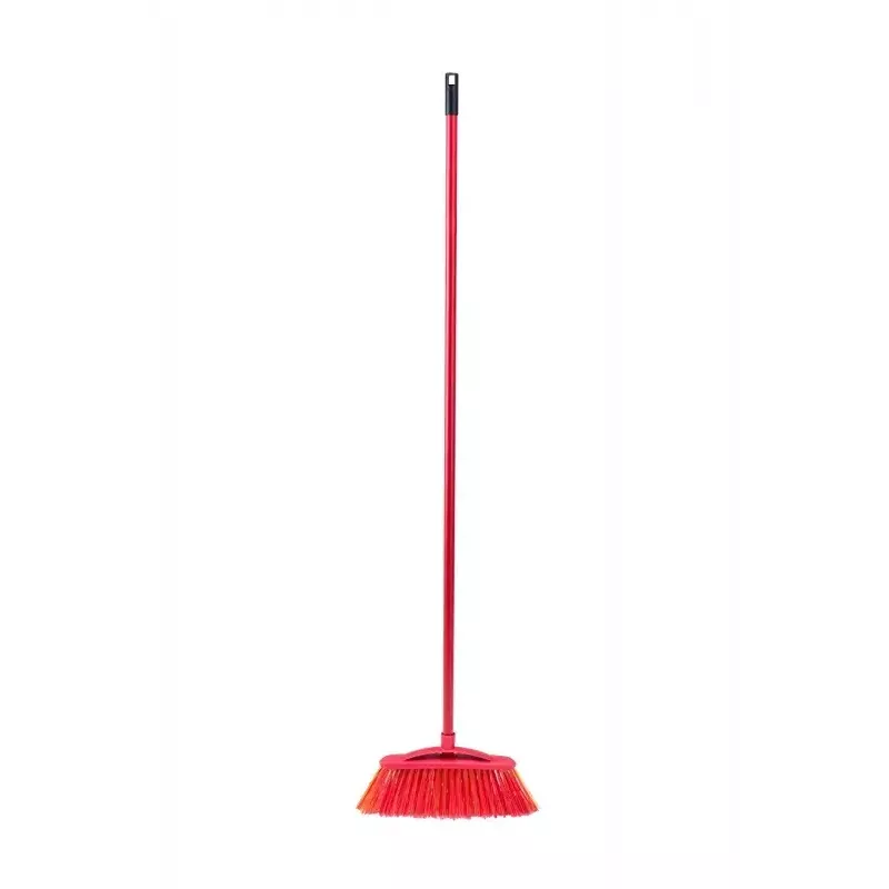 Lauko šluota VILEDA modelis 128763, kieti šereliai, technopolimeras, raudona