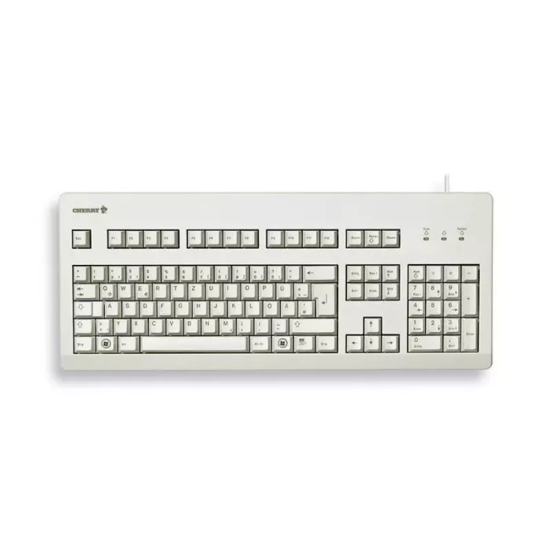 CHERRY G80-3000 klaviatūra universali USB QWERTY US English pilka