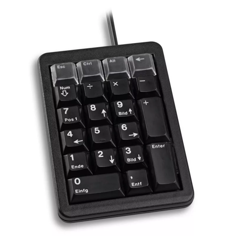 CHERRY G84-4700 KLaviatūra Laidinė, USB, Juoda (UK/US), USB, 21, Nešiojamam kompiuteriui/Kompiuteriui, 1,75 m, Juoda