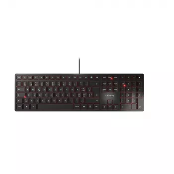 CHERRY KC 6000 plonas klaviatūra USB šveicariška juoda