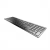 Klaviatūra Cherry KW 9100 plonas belaidė RF + Bluetooth QWERTY UK anglų juoda 108 klavišai 1,2 m laidas