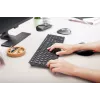Klaviatūra Cherry KW 9100 plonas belaidė RF + Bluetooth QWERTY UK anglų juoda 108 klavišai 1,2 m laidas