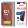 “Displex” privatumo stiklo apsauga (10H) “Samsung Galaxy S24 Ultra”, ekologiškas tvirtinimo rėmelis, privatumo filtras