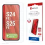„Displex“ ekrano apsauga (10H), skirta „Samsung Galaxy S25 FE/S24 FE“, ekologiškas montavimo rėmelis, atspari įbrėžimams