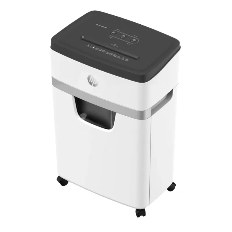 Popieriaus smulkintuvas HP OneShred 12MC mikro pjovimo 2x15 mm 12 lapų 25 L 65 dB 220 mm Balta
