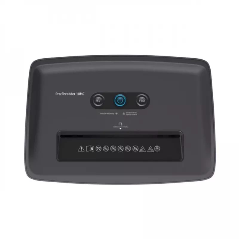HP Pro Shredder 10MC popieriaus smulkintuvas Mikro pjovimas 55 dB 22 cm Balta