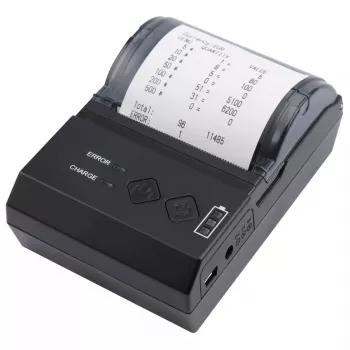 Etikečių spausdintuvas Olympia NCP 58 Juoda — belaidis, maitinamas baterijomis, 200 × 200 DPI, 7,4 V LiPo, 114 × 80 × 50 mm