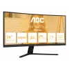 AOC B3 CU34B3E kompiuterio monitorius 86,4 cm (34 colių) 3440 x 1440 pikselių Wide Quad HD LED juodas