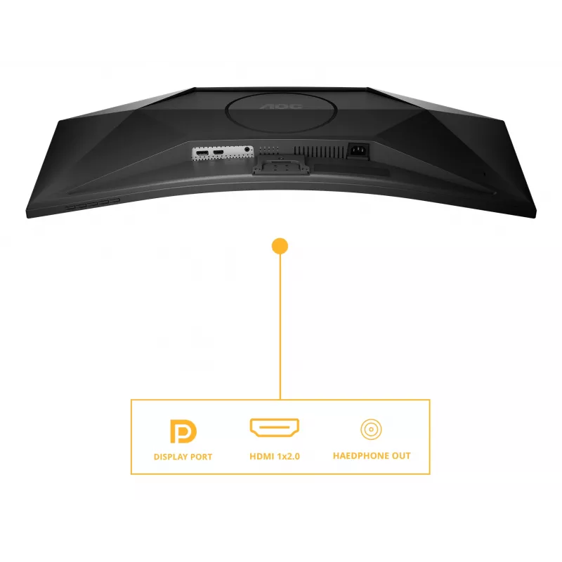 AOC B3 CU34B3E kompiuterio monitorius 86,4 cm (34 colių) 3440 x 1440 pikselių Wide Quad HD LED juodas