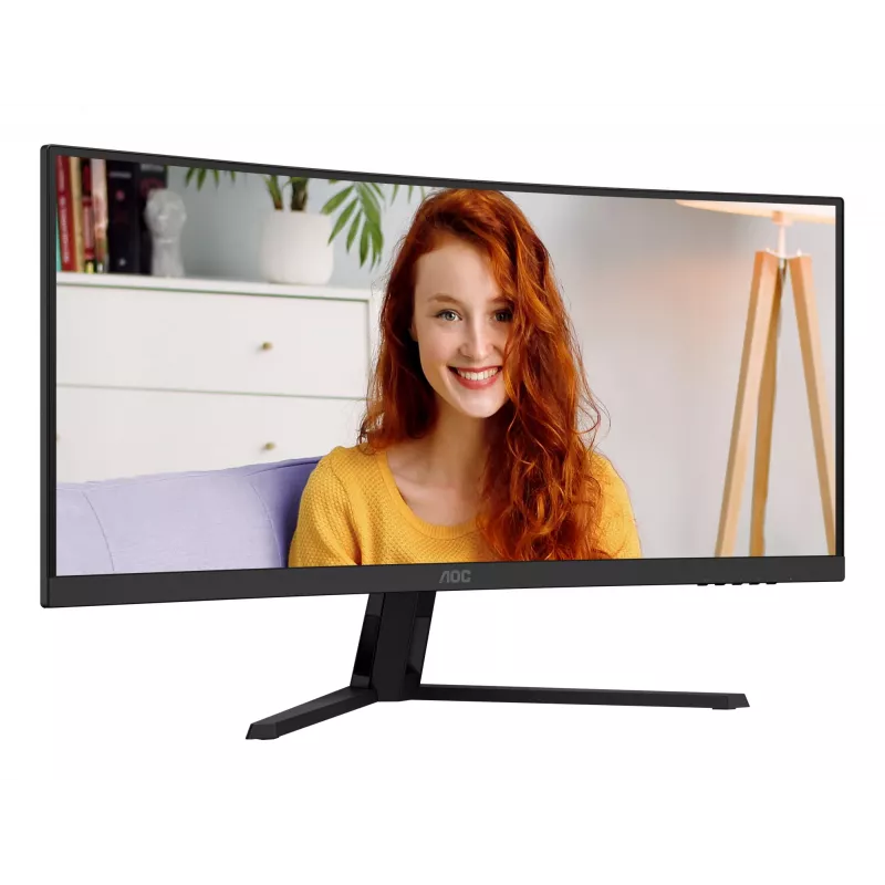 AOC B3 CU34B3E kompiuterio monitorius 86,4 cm (34 colių) 3440 x 1440 pikselių Wide Quad HD LED juodas