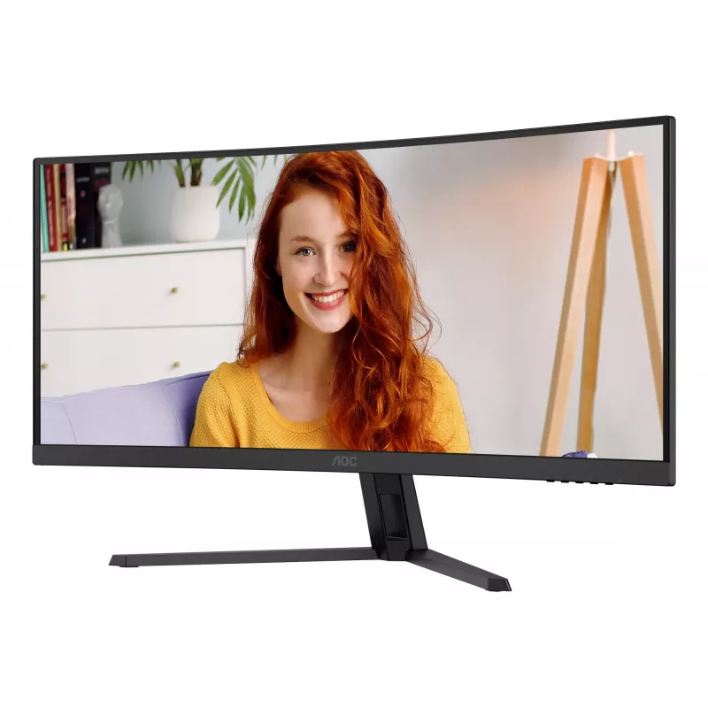 AOC B3 CU34B3E kompiuterio monitorius 86,4 cm (34 colių) 3440 x 1440 pikselių Wide Quad HD LED juodas