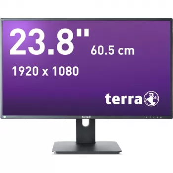 TERRA 3030250 kompiuterio monitorius 60,5 cm (23,8 col.) 1920 x 1080 pikseliai Full HD LED juodas