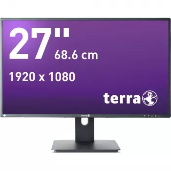 TERRA LCD/LED 2756W PV V4 juodas GREENLINE PLUS kompiuterio monitorius 68,6 cm (27 colių) 1920 x 1080 pikselių Full HD Juodas