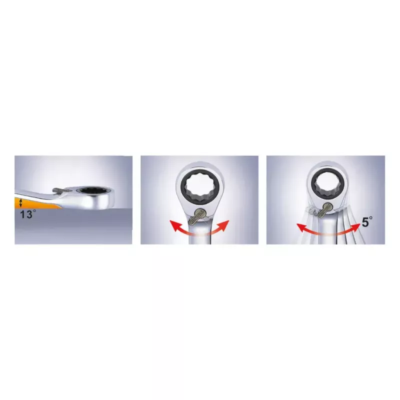 Kombinuotas veržliaraktis KS Tools 503.5914 14 mm chromo-vanadžio plienas