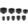 Lizdų rinkinys KS Tools 450.5020 — 9 lizdų galvutės, svoris 7,82 kg