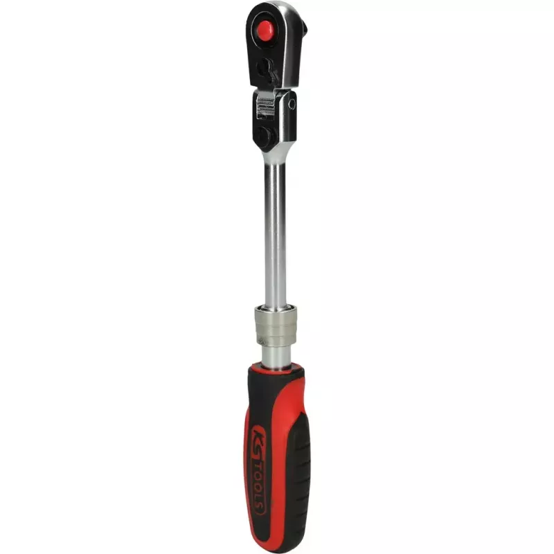 Raktas su reketu KS Tools 914.1420, chromo vanadžio plienas, 72 reketo galvutės, sertifikuota DIN/ISO