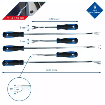 Transporto priemonių remonto/priežiūros įrankių rinkinys Brilliant Tools BT511045
