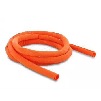 Apsauginis kabelių kanalas užsidarantis DELOCK 2 m × 16 mm oranžinis