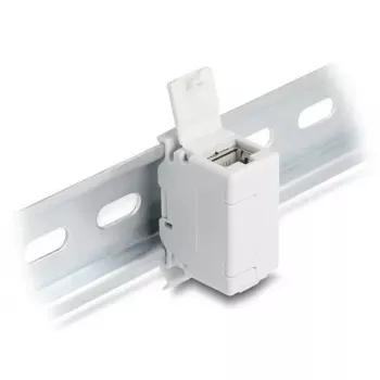 DeLOCK 90768 keystone modulis Plokščias Pilka RJ-45