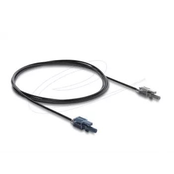 Šviesolaidinis adapterio kabelis DELOCK 90999 daugiamodis POF 2 m juoda/pilka