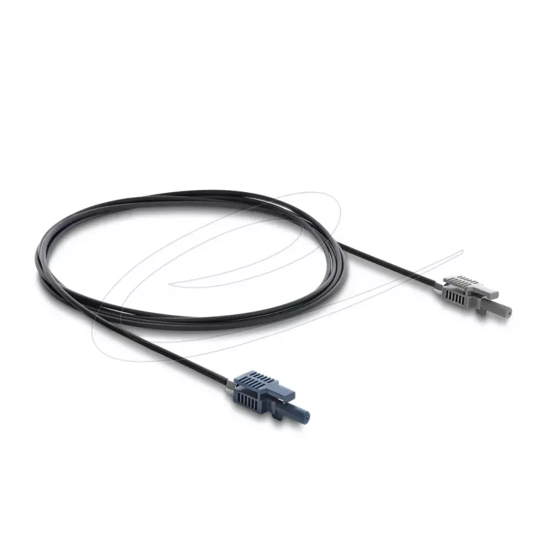 Šviesolaidinis adapterio kabelis DELOCK 90999 daugiamodis POF 2 m juoda/pilka