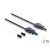Šviesolaidinis adapterio kabelis DELOCK 90999 daugiamodis POF 2 m juoda/pilka