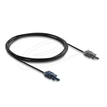 Skaidulinis optinis kabelis DELOCK 91022 daugiamodis POF 3 m, juoda/pilka