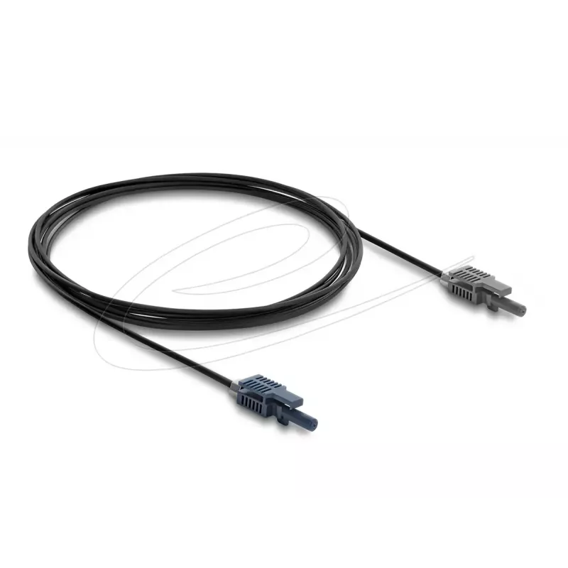 Skaidulinis optinis kabelis DELOCK 91022 daugiamodis POF 3 m, juoda/pilka
