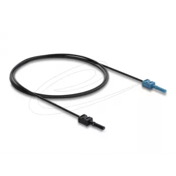 DELOCK 91023 šviesolaidinis adapteris, daugiamodis, plastikinis POF kabelis 1,0 m, juoda/mėlyna