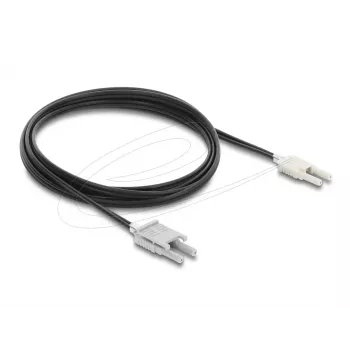 Šviesolaidinis adapterio kabelis DELOCK 91028 daugiamodis, 2 m, juoda/pilka