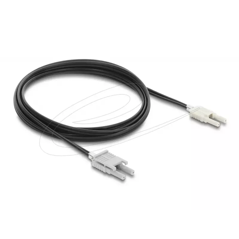 Šviesolaidinis adapterio kabelis DELOCK 91028 daugiamodis, 2 m, juoda/pilka