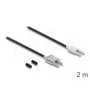 Šviesolaidinis adapterio kabelis DELOCK 91028 daugiamodis, 2 m, juoda/pilka