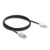 Šviesolaidžio adapterio kabelis DELOCK 91030, daugiamodis POF, 3 m, juodas / pilkas
